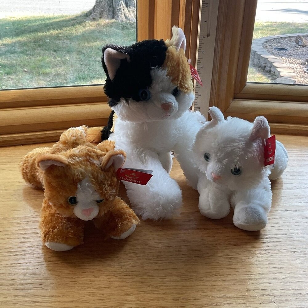 Aurora World Esmeralda Molly Sugar Too Kitty Cat Kitten Bundle